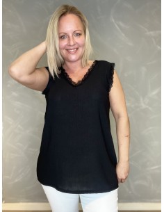 "Sort blonde top til kvinder - TIPPY Collection"