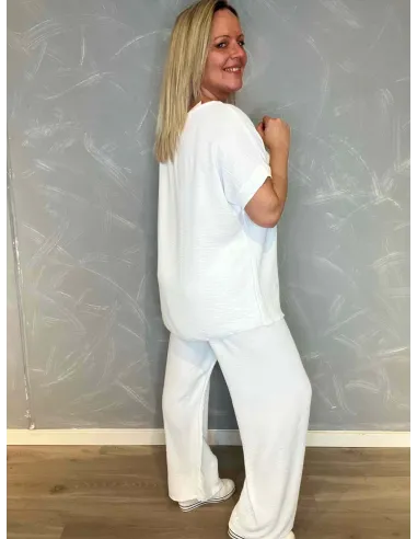 Viskose Sæt | Elegant Bukser & Bluse Sæt | TIPPY