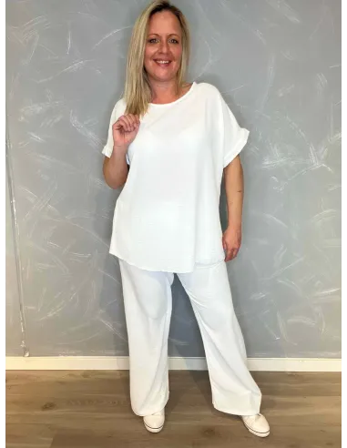 Viskose Sæt | Elegant Bukser & Bluse Sæt | TIPPY