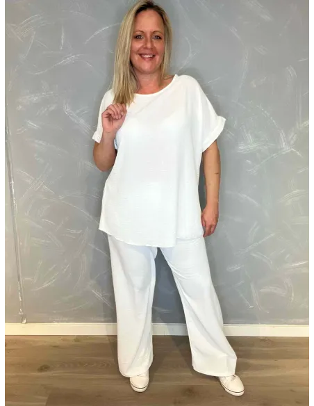 Viskose Sæt | Elegant Bukser & Bluse Sæt | TIPPY