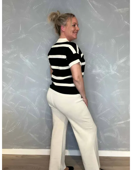 Bagside af sort strik sæt til kvinder – TIPPY