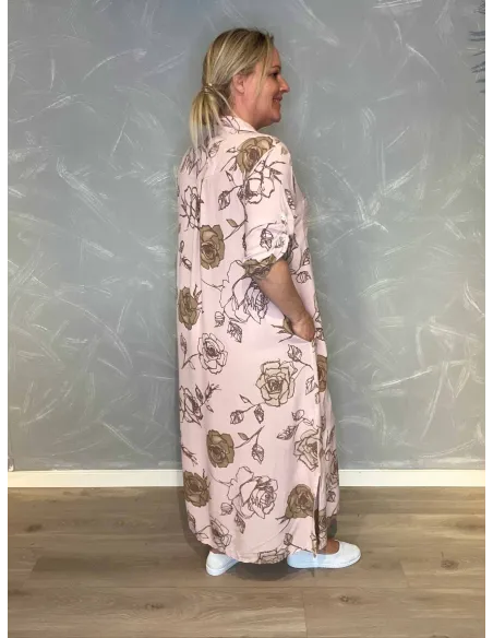 Bagside af rosa kjole til kvinder – TIPPY