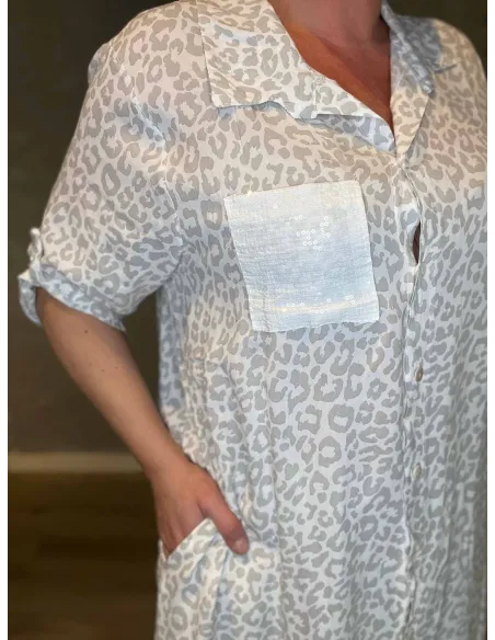 Nærbillede af leopard print og lommer- TIPPY