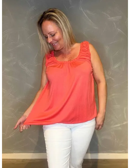 Coral elastik top