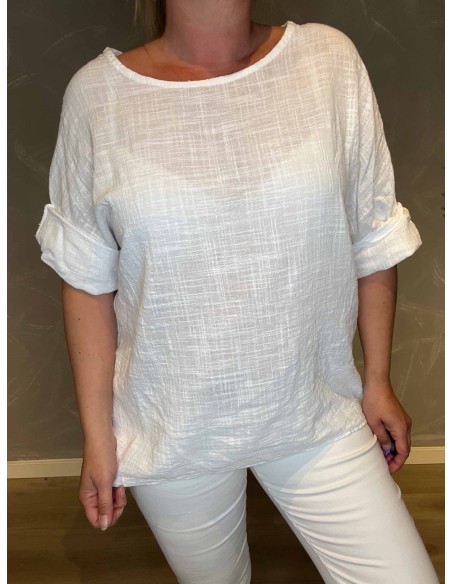 3/4 ærmer og pasform på bluse – TIPPY
