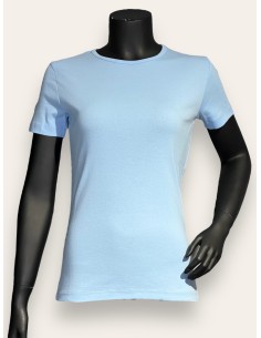 soft blue basis t-shirt til kvinder – TIPPY Basic Collection