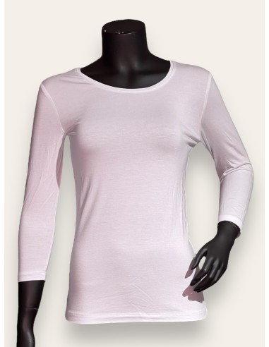 soft rose 3/4 ærmet bluse til kvinder – TIPPY Basic Collection