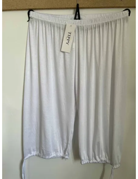 Knickers | Hvid | Elastisk Talje | TIPPY