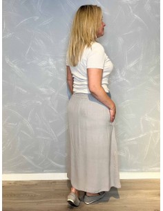 Grå nederdel med lommer til kvinder – TIPPY Collection 2