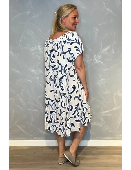 Bagside af sand kjole til kvinder – TIPPY