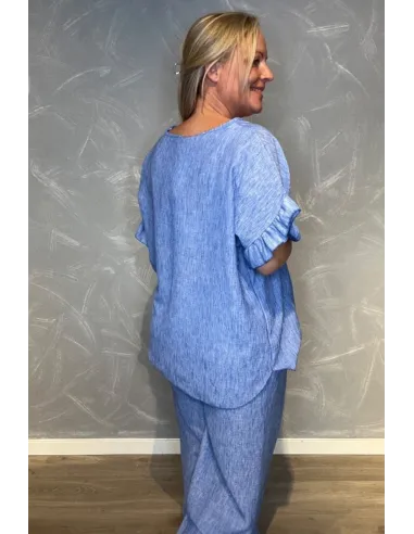 "Bagside af feminin bluse til kvinder - TIPPY"