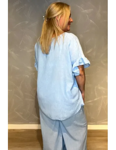 "Bagside af feminin bluse til kvinder - TIPPY"