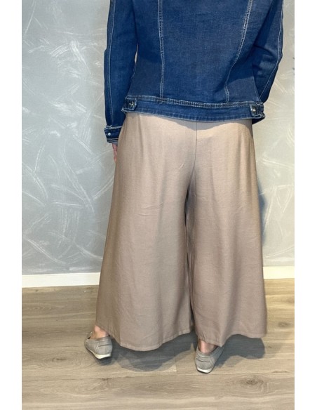 Bagside af brun culotte bukser til kvinder – TIPPY