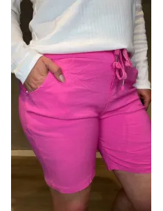 Pink shorts med glimmer snøre til kvinder – TIPPY Collection 2
