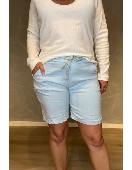 Sky shorts med glimmer snøre til kvinder – TIPPY Collection
