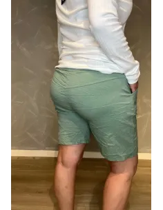 Khaki shorts med glimmer snøre til kvinder – TIPPY Collection 2