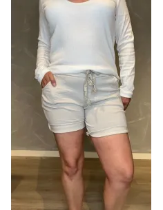 Sand shorts med glimmer snøre til kvinder – TIPPY Collection
