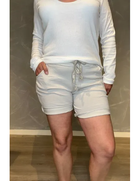 Sand shorts med glimmer snøre til kvinder – TIPPY Collection