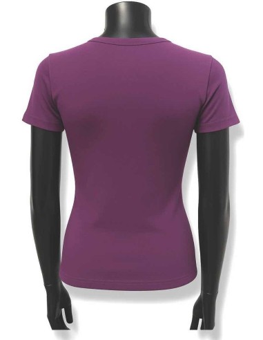 bagside af lavendel basis t-shirt – TIPPY Basic Collection