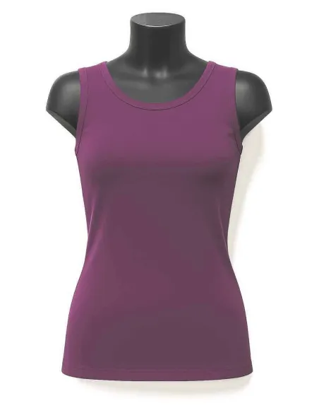 lavendel basis top til kvinder i viskose – TIPPY Basic Collection