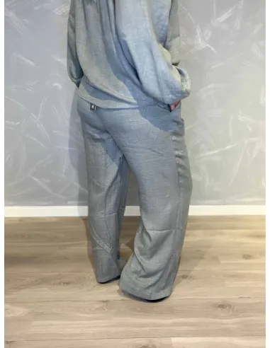 "Bagside af grå catwalk vige bukser til kvinder - TIPPY"