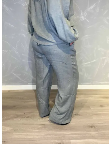 "Bagside af grå catwalk vige bukser til kvinder - TIPPY"