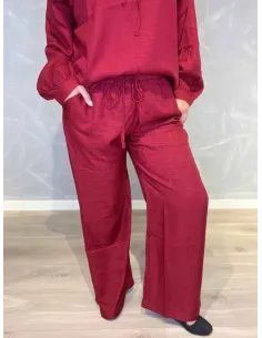 "Rød catwalk vige bukser til kvinder - TIPPY"