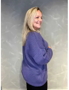 "Lilla klassisk strik med V-hals til kvinder - Design by TIPPY" 2