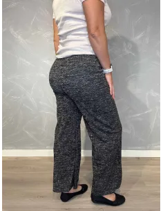 "Sorte vide rib bukser til kvinder - TIPPY Italian Select" 2