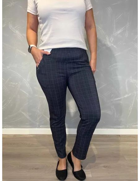 "Ternet blå klassisk stræk buks til kvinder - TIPPY Italian Select"