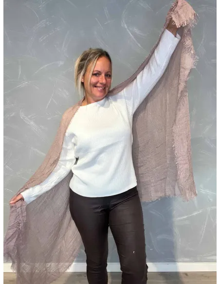 Sand tørklæde 190x95 til kvinder – TIPPY Italian Select