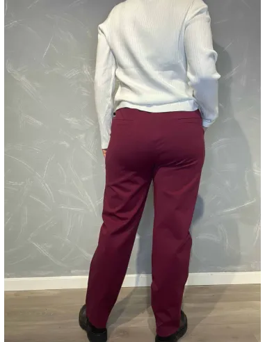 "Bagside af bukser med bælte til kvinder - TIPPY"