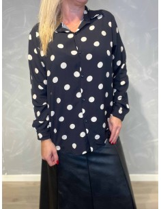 "Sort skjorte med dotter til kvinder - TIPPY Collection" 2
