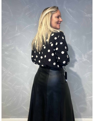 "Bagside af skjorte med dotter til kvinder - TIPPY"