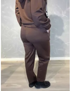 brune casual vige bukser til kvinder – TIPPY Collection 2