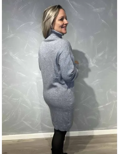 bagside af grå strikkjole – Italian Select