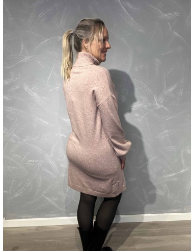 bagsiden af rose strikkjole – Italian Select