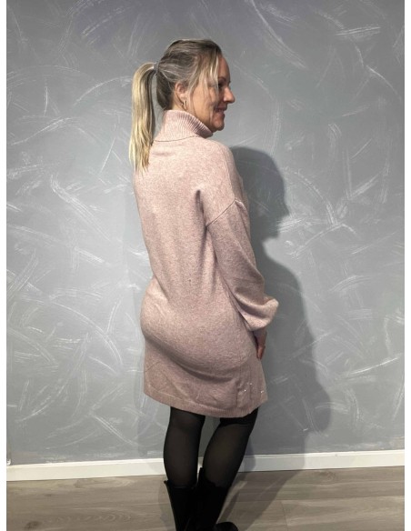 bagsiden af rose strikkjole – Italian Select