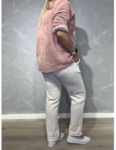 “Milk velour fløjl bukser til kvinder – TIPPY Collection 2