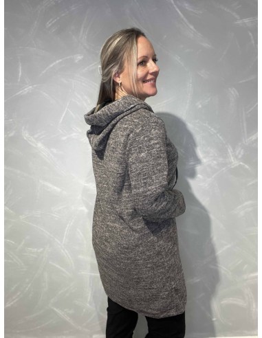Bagside af rosa meleret hoodie til kvinder – TIPPY
