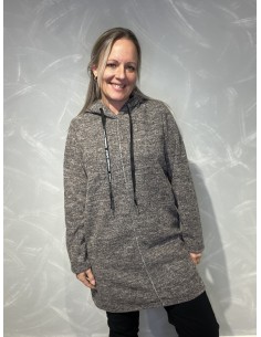 Rosa meleret hoodie til kvinder – TIPPY Collection