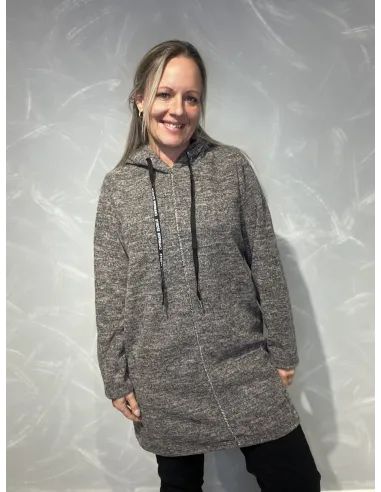 Rosa meleret hoodie til kvinder – TIPPY Collection