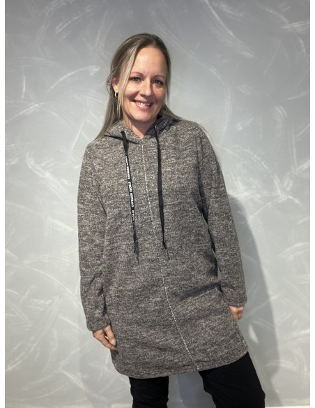 Rosa meleret hoodie til kvinder – TIPPY Collection