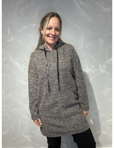 Rosa meleret hoodie til kvinder – TIPPY Collection