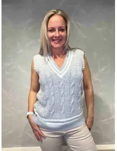 Grå slipover til kvinder – Tippy Collection