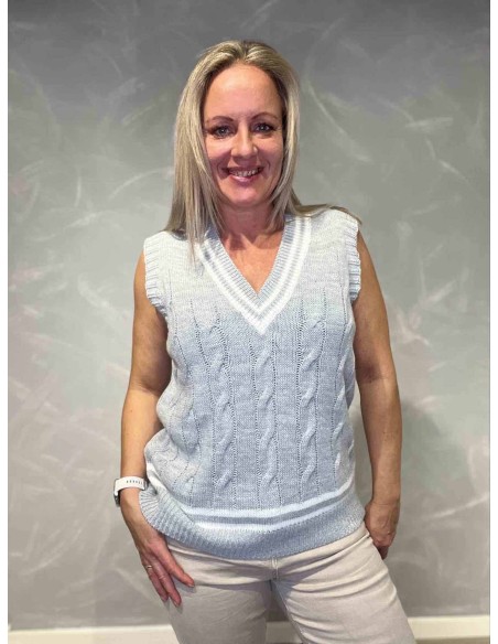 Grå slipover til kvinder – Tippy Collection