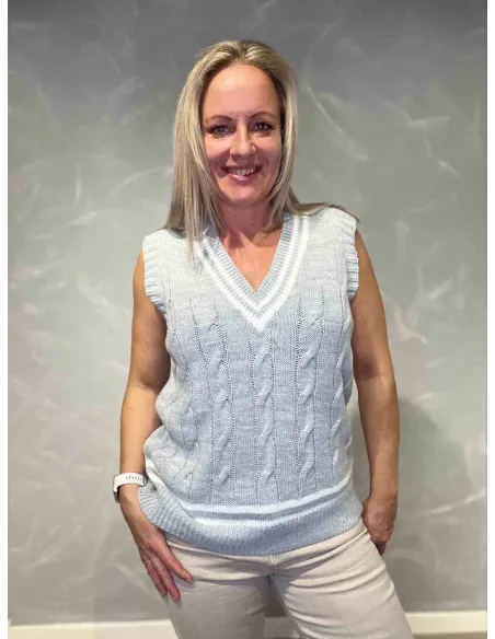 Grå slipover til kvinder – Tippy Collection