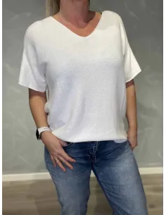 Hvid let sommer strik til kvinder – TIPPY Italian Select 2