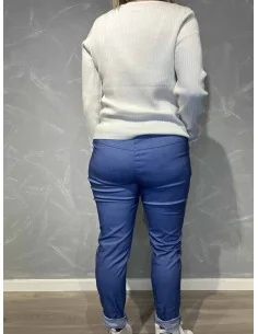 Bukser til kvinder - Med stræk i khaki grøn | TIPPY Collection 2