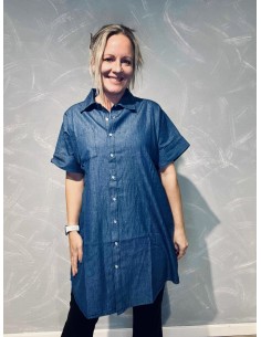 Denim storskjorte til kvinder – TIPPY Design